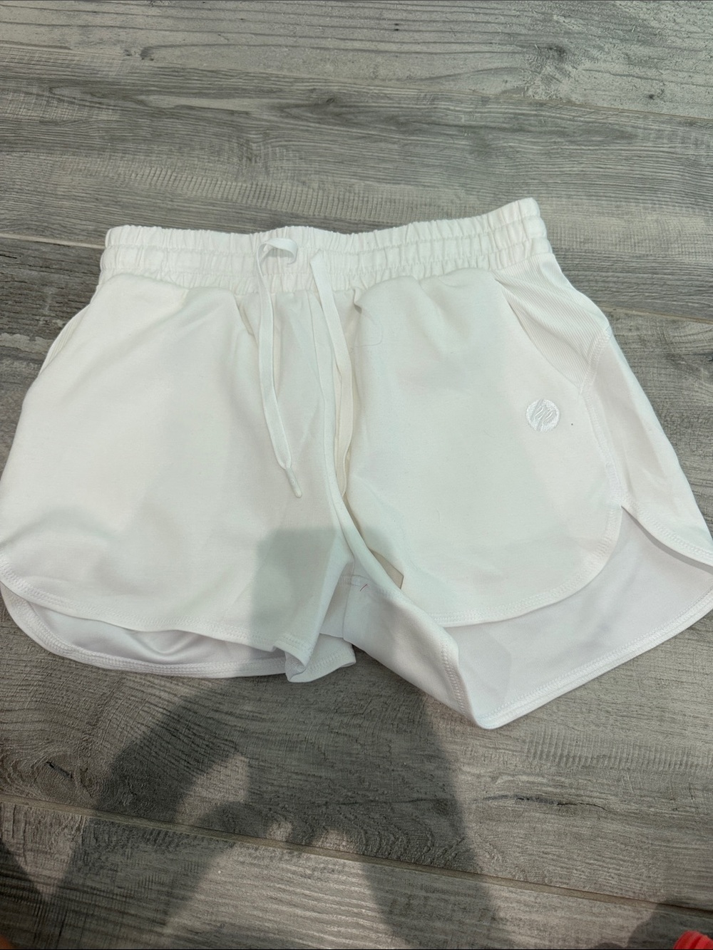 Born primitive Women's White Active Drawstring Shorts